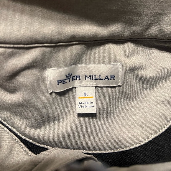 Men’s Peter Millar Embroidered Twin Towers 9/11 Tribute Quarter Zip Vest - Picture 8 of 8